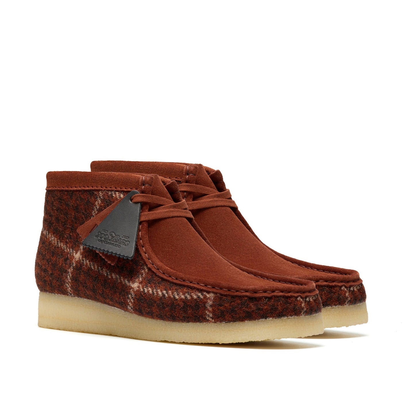 Clarks Wallabee Boot 26182793 Mens Brown Synthetic Lace Up Chukkas Boots