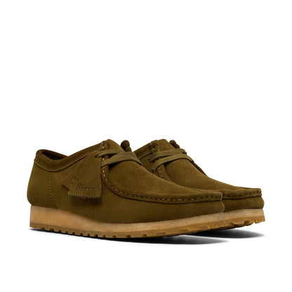 Clarks Wallabee RB 26183094 Mens Green Oxfords & Lace Ups Casual Shoes