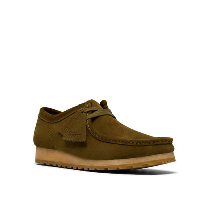 Clarks Wallabee RB 26183094 Mens Green Oxfords & Lace Ups Casual Shoes