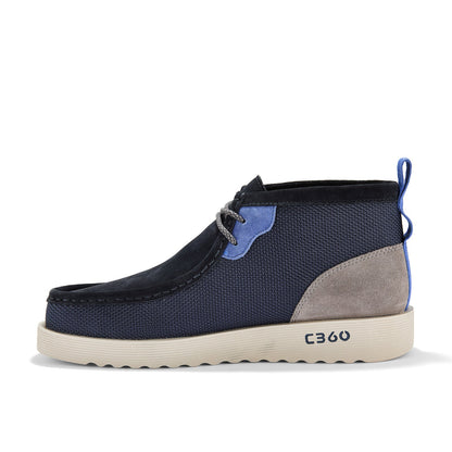 Clarks Wallabee FTR 2 Boot 26183459 Mens Blue Suede Lace Up Chukkas Boots