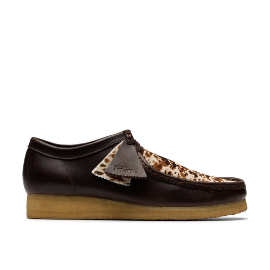 Clarks Wallabee 26183768 Mens Brown Leather Oxfords & Lace Ups Casual Shoes