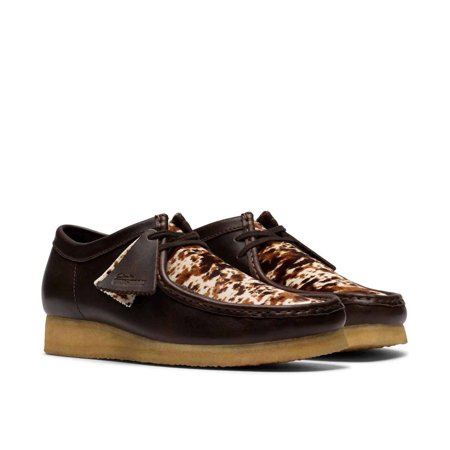 Clarks Wallabee 26183768 Mens Brown Leather Oxfords & Lace Ups Casual Shoes