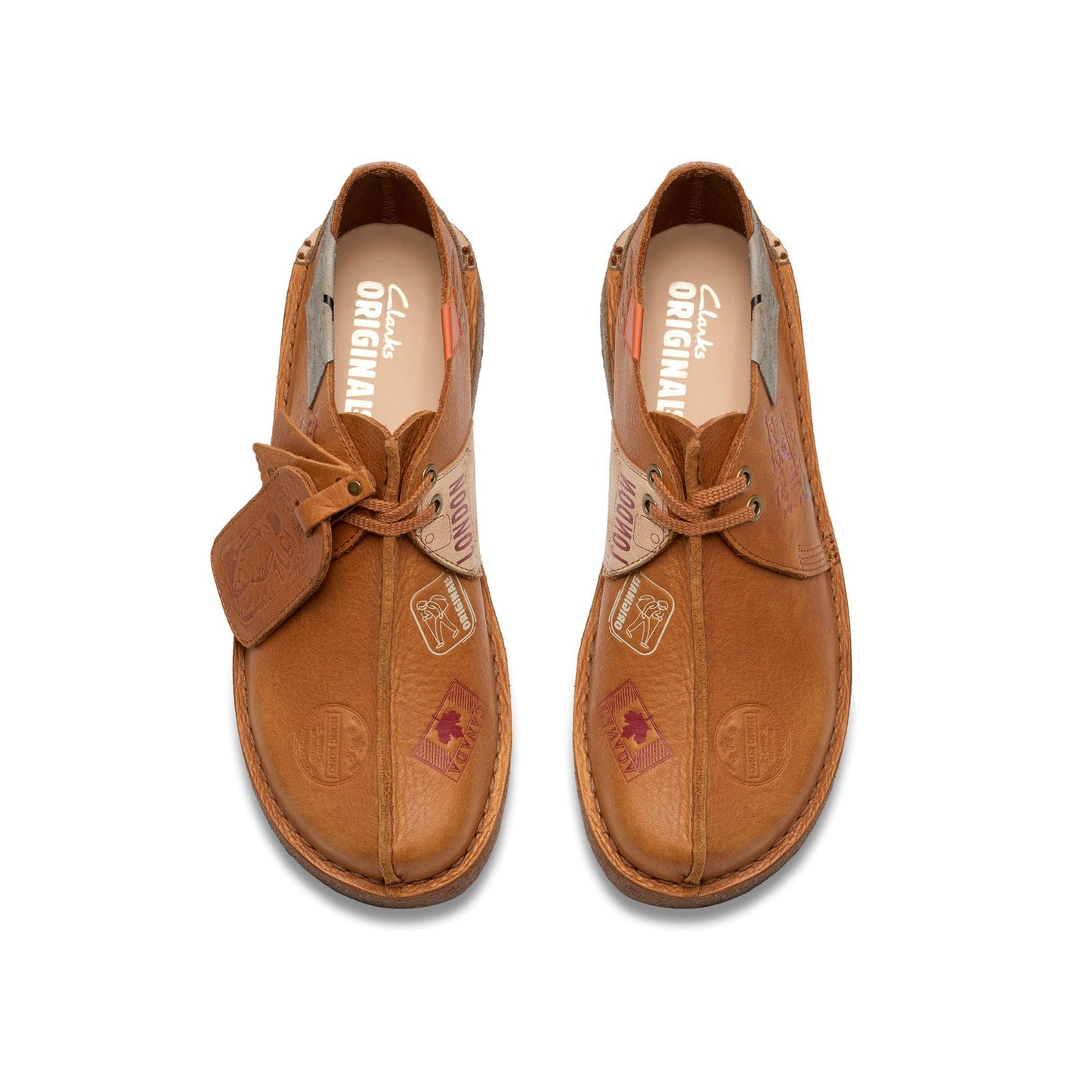 Clarks Desert Travel Trek Mens Brown Oxfords & Lace Ups Casual Shoes
