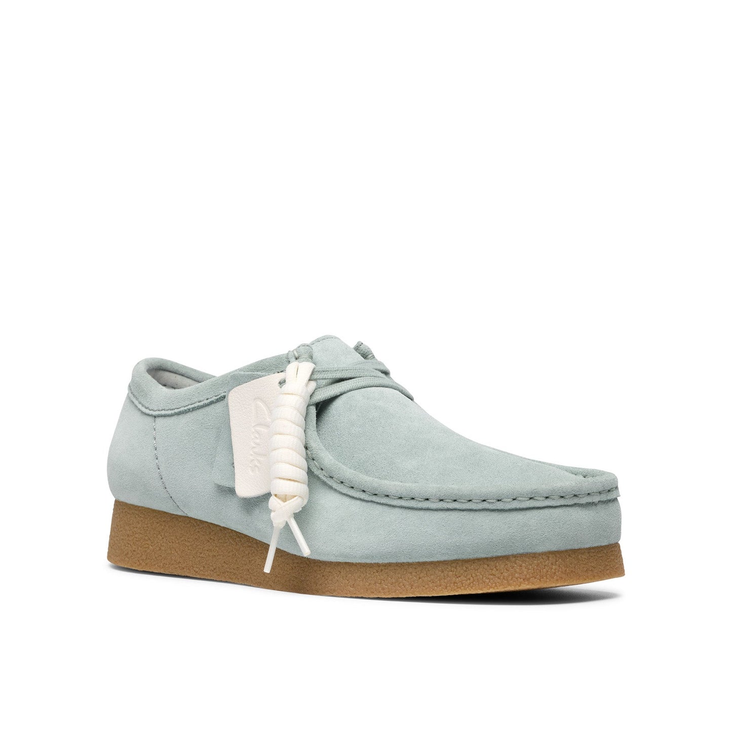 Clarks Wallabee EVO 26183989 Mens Green Oxfords & Lace Ups Casual Shoes