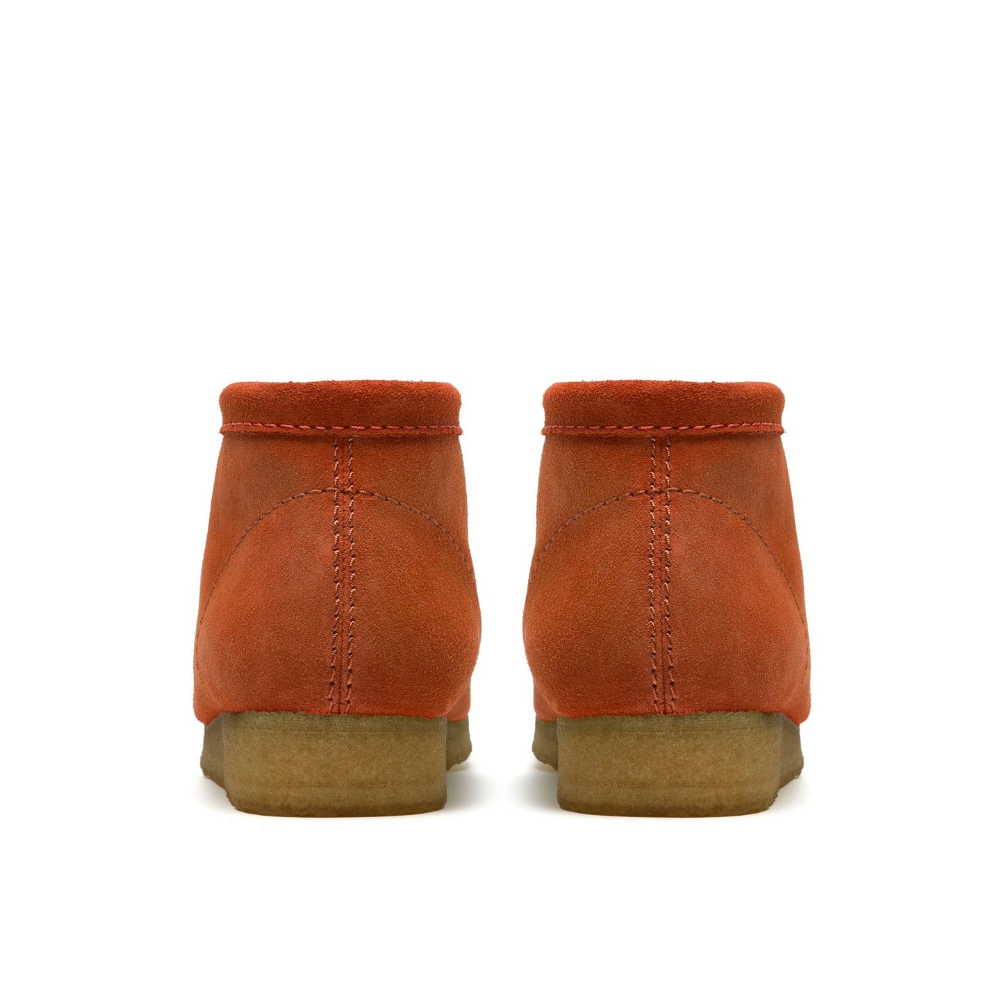 Clarks Wallabee Boot 26185643 Mens Orange Suede Lace Up Chukkas Boots