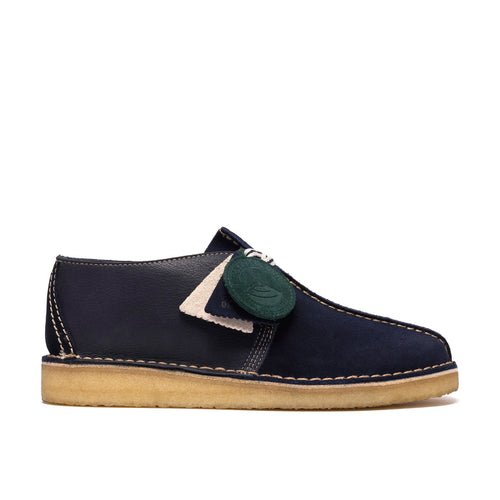 Clarks Desert Trek 26186650 Mens Blue Oxfords & Lace Ups Casual Shoes