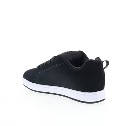 DC Court Graffik 300529-BLW Mens Black Nubuck Skate Inspired Sneakers Shoes