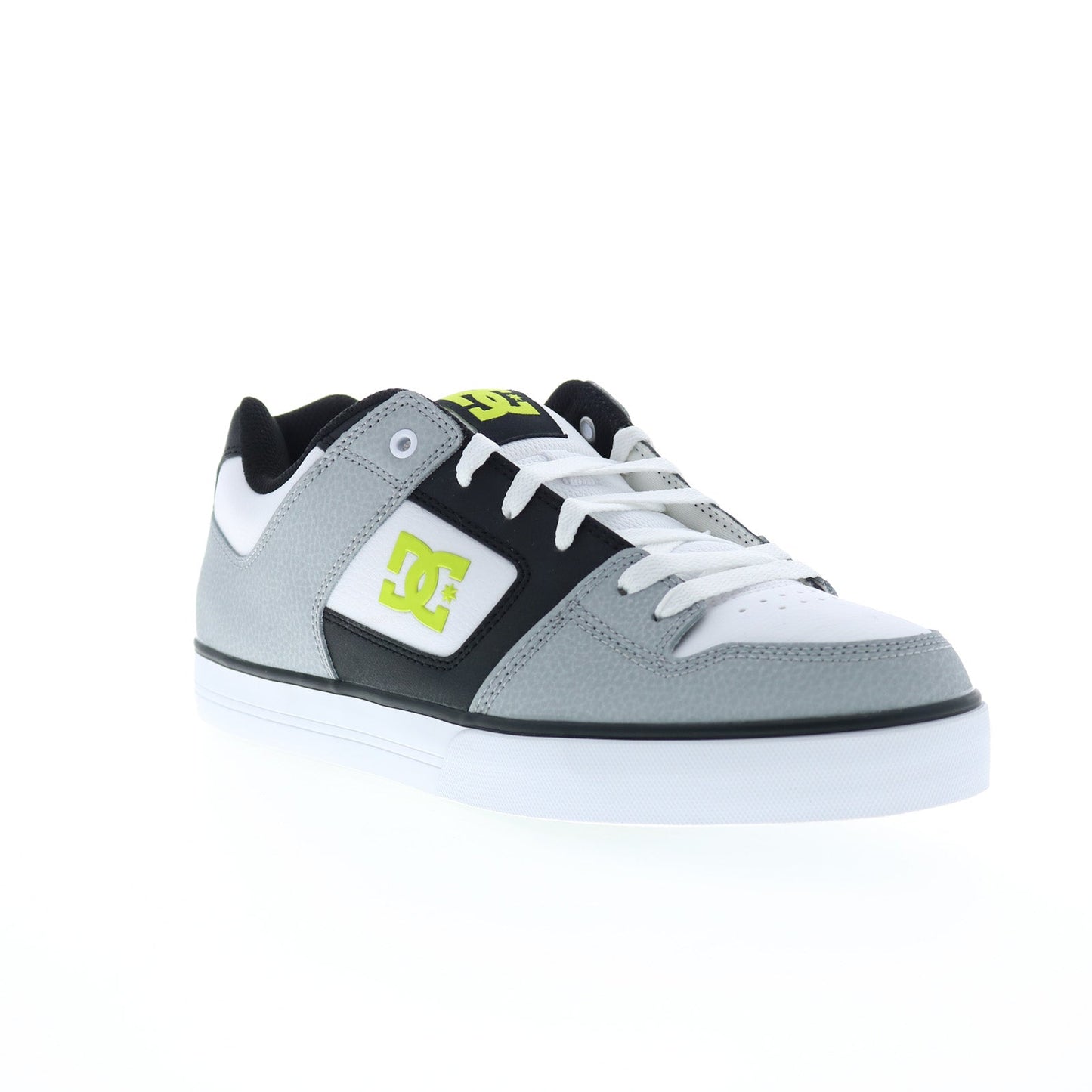 DC Pure 300660-WLM Mens White Leather Skate Inspired Sneakers Shoes