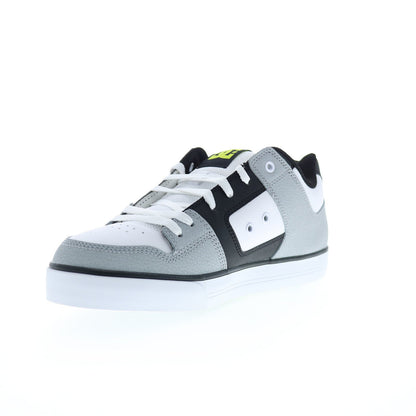 DC Pure 300660-WLM Mens White Leather Skate Inspired Sneakers Shoes