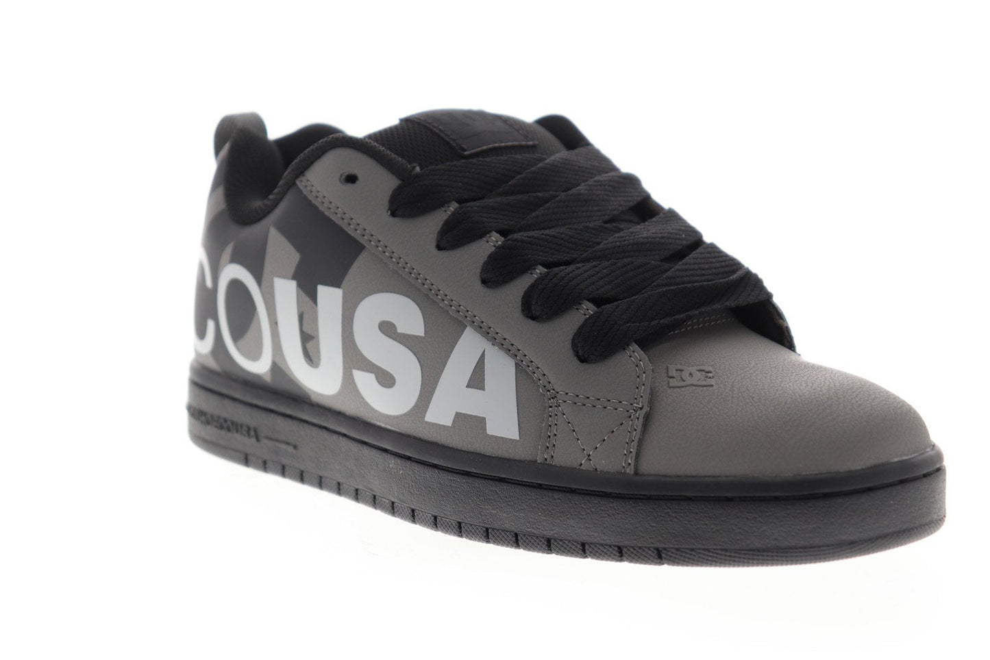 DC Court Graffik SE 300927-XSKS Mens Gray Skate Inspired Sneakers Shoes