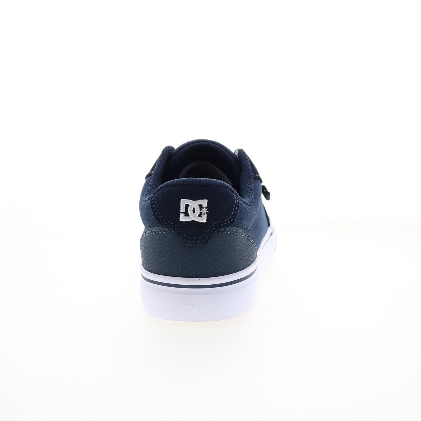 DC Anvil 303190-DNW Mens Blue Suede Lace Up Skate Inspired Sneakers Shoes