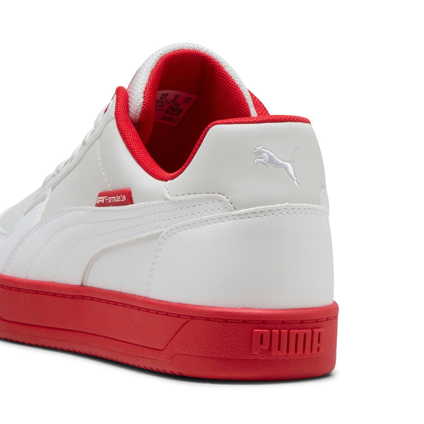 Puma F1 Caven 2.0 30865802 Mens White Motorsport Inspired Sneakers Shoes