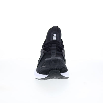 Puma Softride Enzo 5 31109802 Mens Black Canvas Athletic Running Shoes