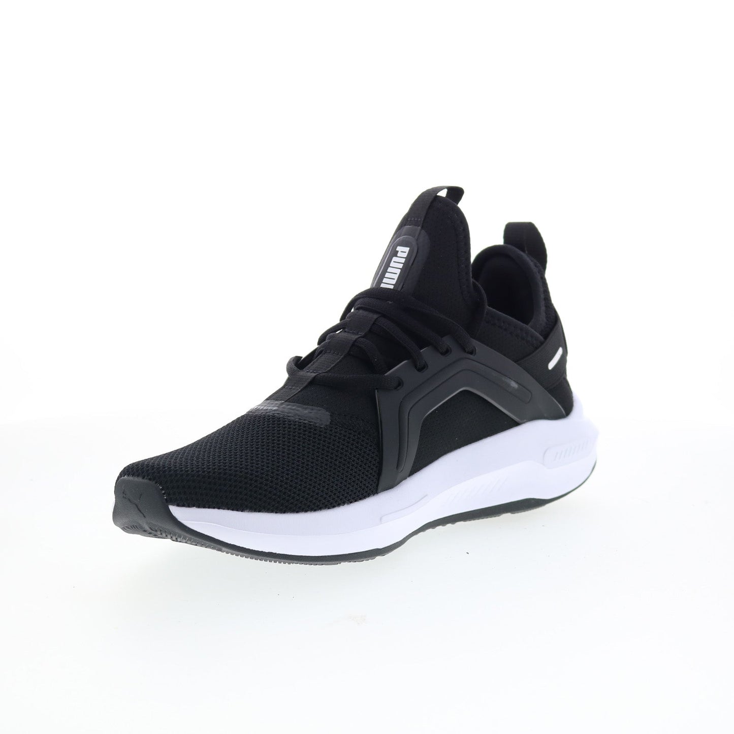 Puma Softride Enzo 5 31109802 Mens Black Canvas Athletic Running Shoes