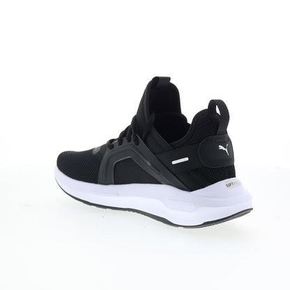 Puma Softride Enzo 5 31109802 Mens Black Canvas Athletic Running Shoes