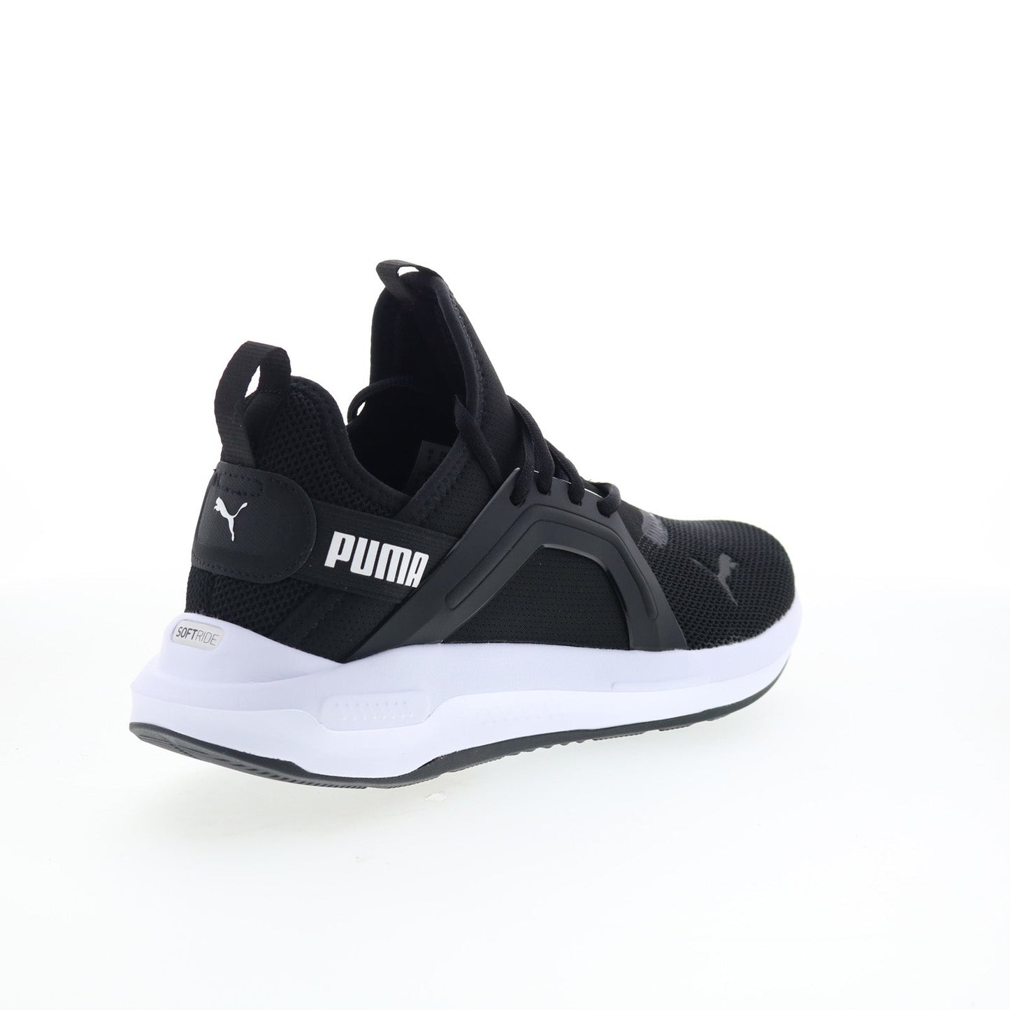 Puma Softride Enzo 5 31109802 Mens Black Canvas Athletic Running Shoes