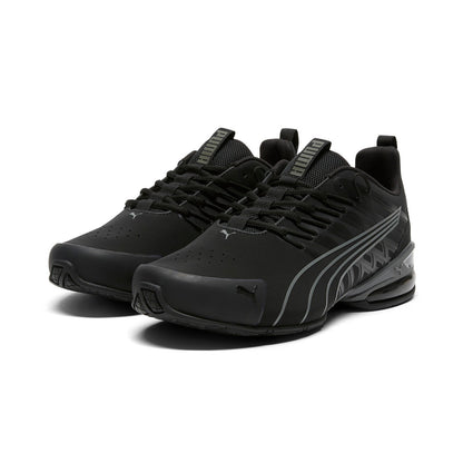 Puma Voltaic Evo Nubuck 31171602 Mens Black Nubuck Athletic Running Shoes