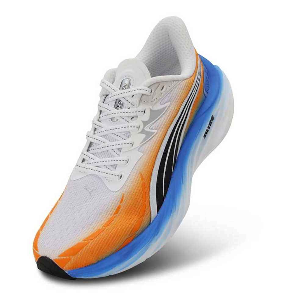 Velocity Nitro 4 Ekiden Women's :PUMA White | Heat Fire