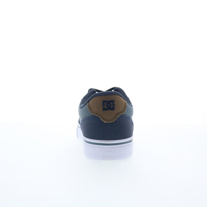 DC Anvil TX 320040-XBCW Mens Blue Canvas Skate Inspired Sneakers Shoes