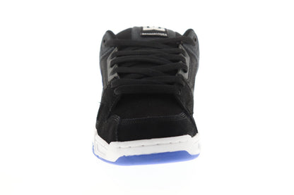 DC Stag 320188-BKB Mens Black Suede Lace Up Skate Inspired Sneakers Shoes