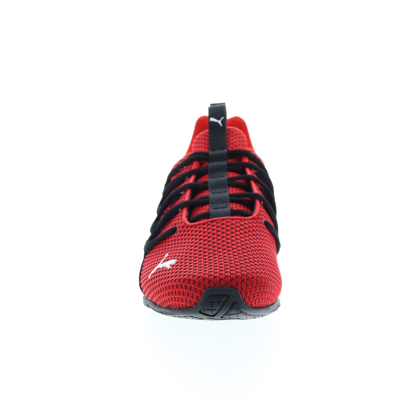 Puma Axelion Two-Tone 37719001 Mens Red Canvas Lace Up Athletic Running Shoes