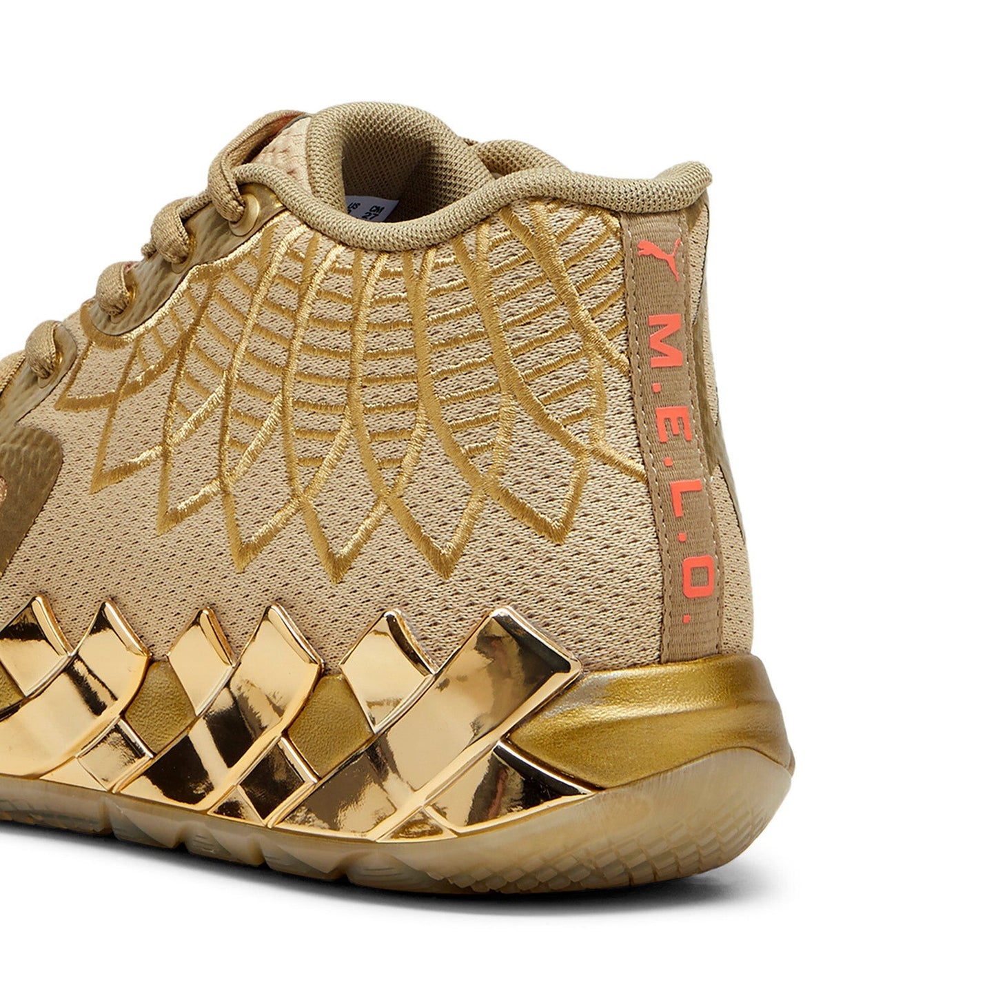 Puma Lamelo Ball MB.01 Golden Child Mens Gold Athletic Basketball Shoes