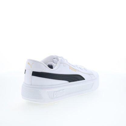 Puma Smash Platform V3 39075804 Womens White Lifestyle Sneakers Shoes
