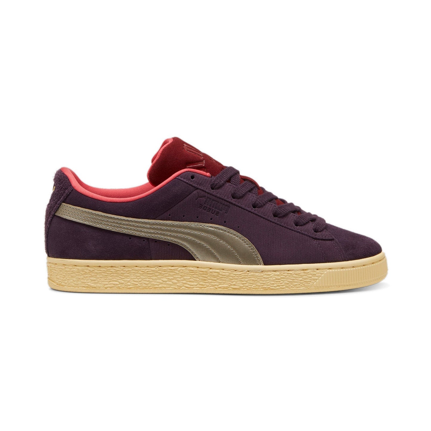 Puma Suede Play Paris 39819001 Mens Purple Suede Lifestyle Sneakers Shoes