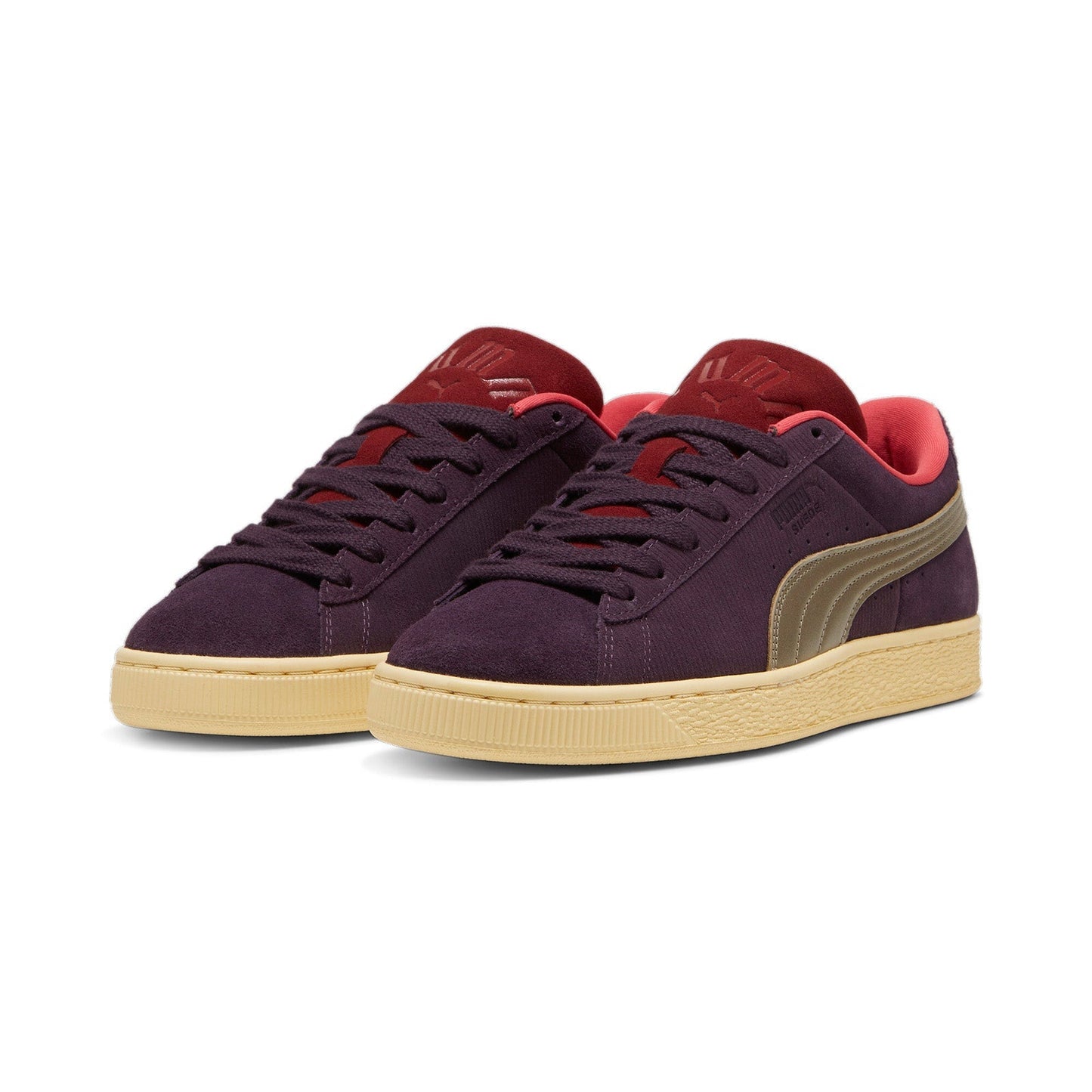 Puma Suede Play Paris 39819001 Mens Purple Suede Lifestyle Sneakers Shoes