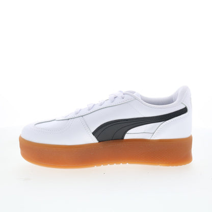 Puma Palermo Elevata Leather 40046102 Womens White Lifestyle Sneakers Shoes