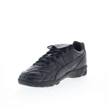 Puma King Indoor 40168311 Mens Black Leather Lifestyle Sneakers Shoes