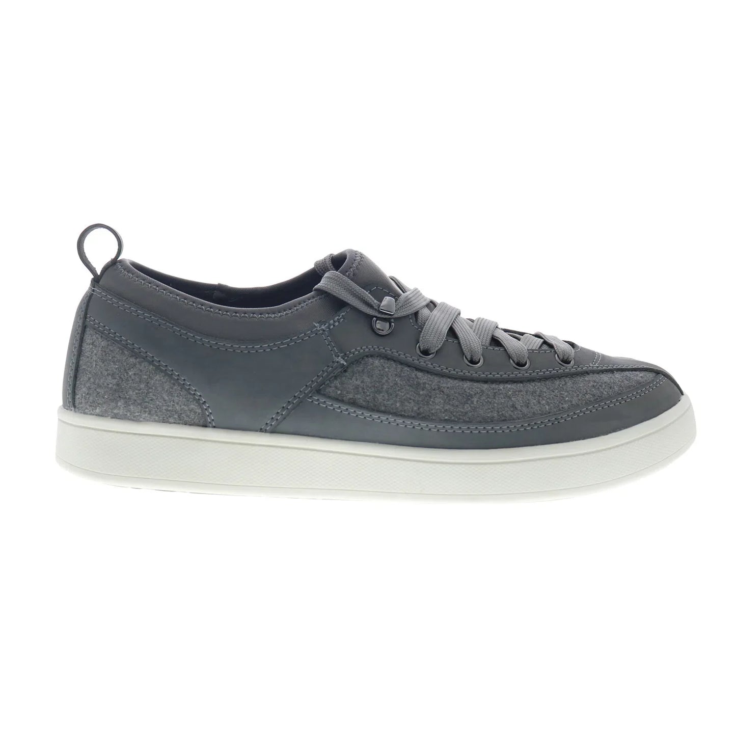 Drew Buzz 40994-43 Mens Gray Leather Lifestyle Sneakers Shoes