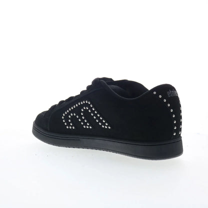 Etnies Kingpin 4101000091542 Mens Black Suede Skate Inspired Sneakers Shoes