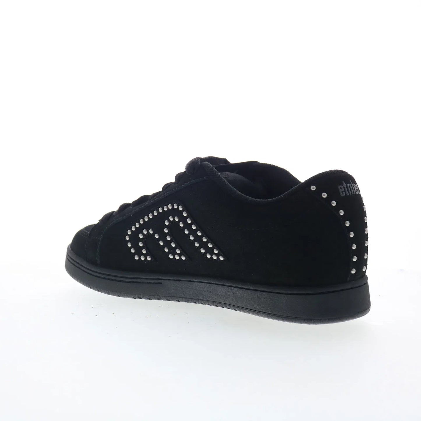 Etnies Kingpin 4101000091542 Mens Black Suede Skate Inspired Sneakers Shoes