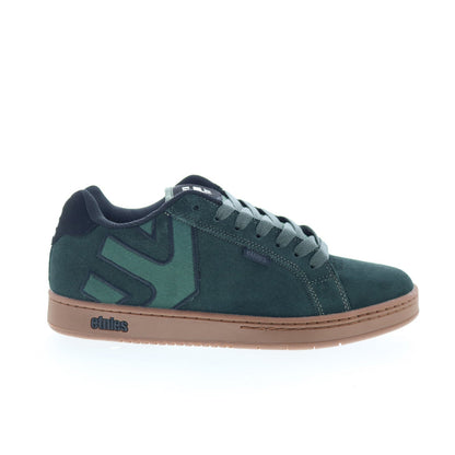 Etnies Fader 4101000203327 Mens Green Suede Skate Inspired Sneakers Shoes