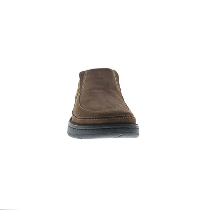 Drew Bexley 43919-65 Mens Brown Nubuck Loafers & Slip Ons Casual Shoes