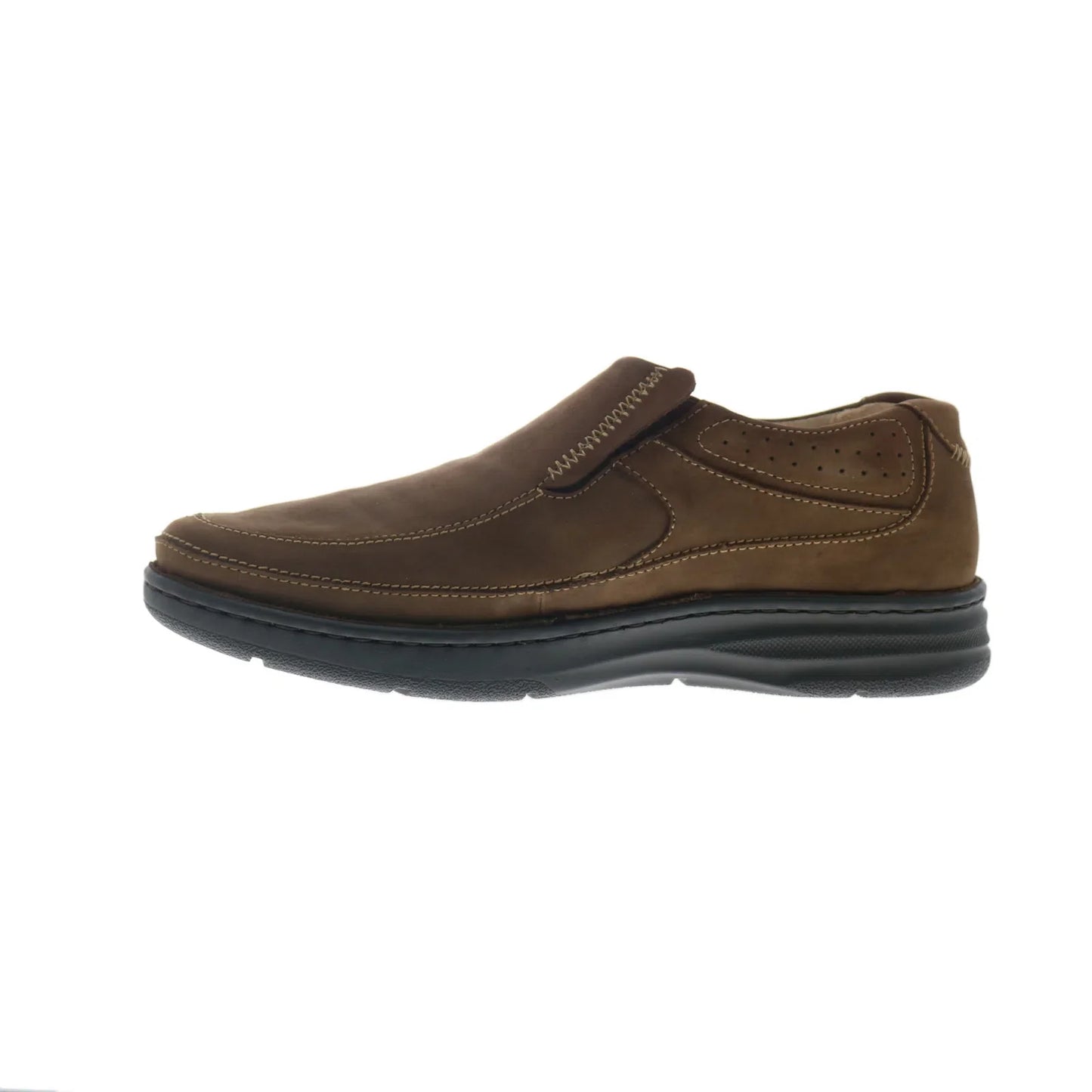 Drew Bexley Mens Brown Extra Wide 4E Loafers & Slip Ons Casual Shoes
