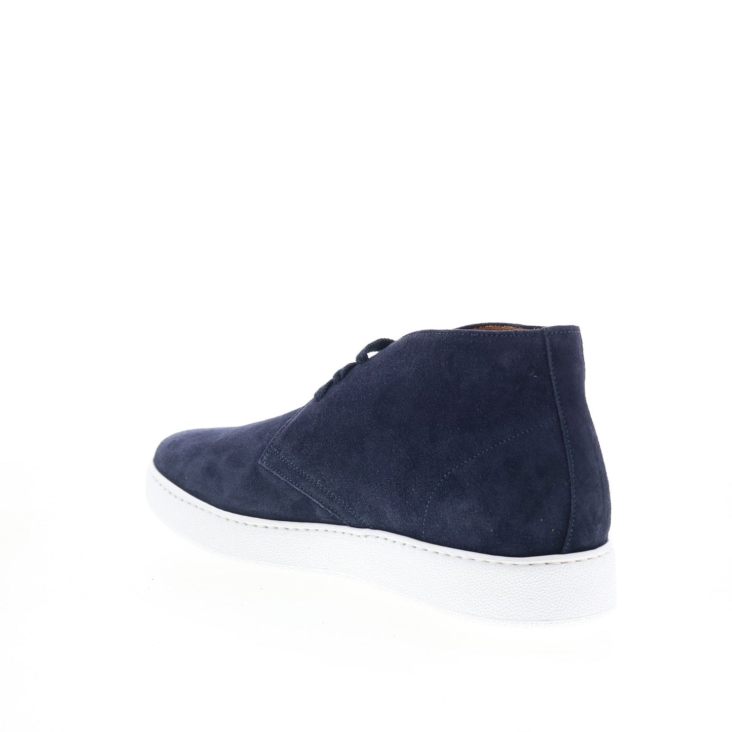 Zelli Italia Otto Italian Nappa Suede 46-597-NVY Mens Blue Chukkas Boots