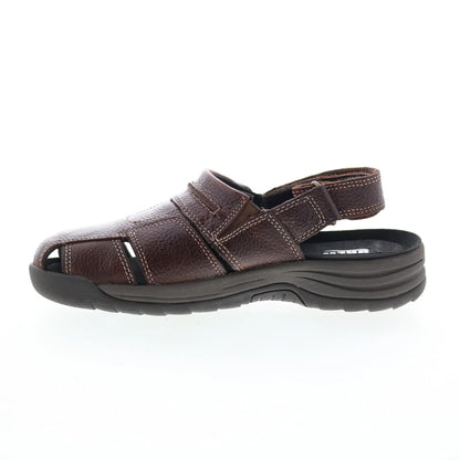 Drew Barcelona 47792-68 Mens Brown Leather Sport Sandals Shoes