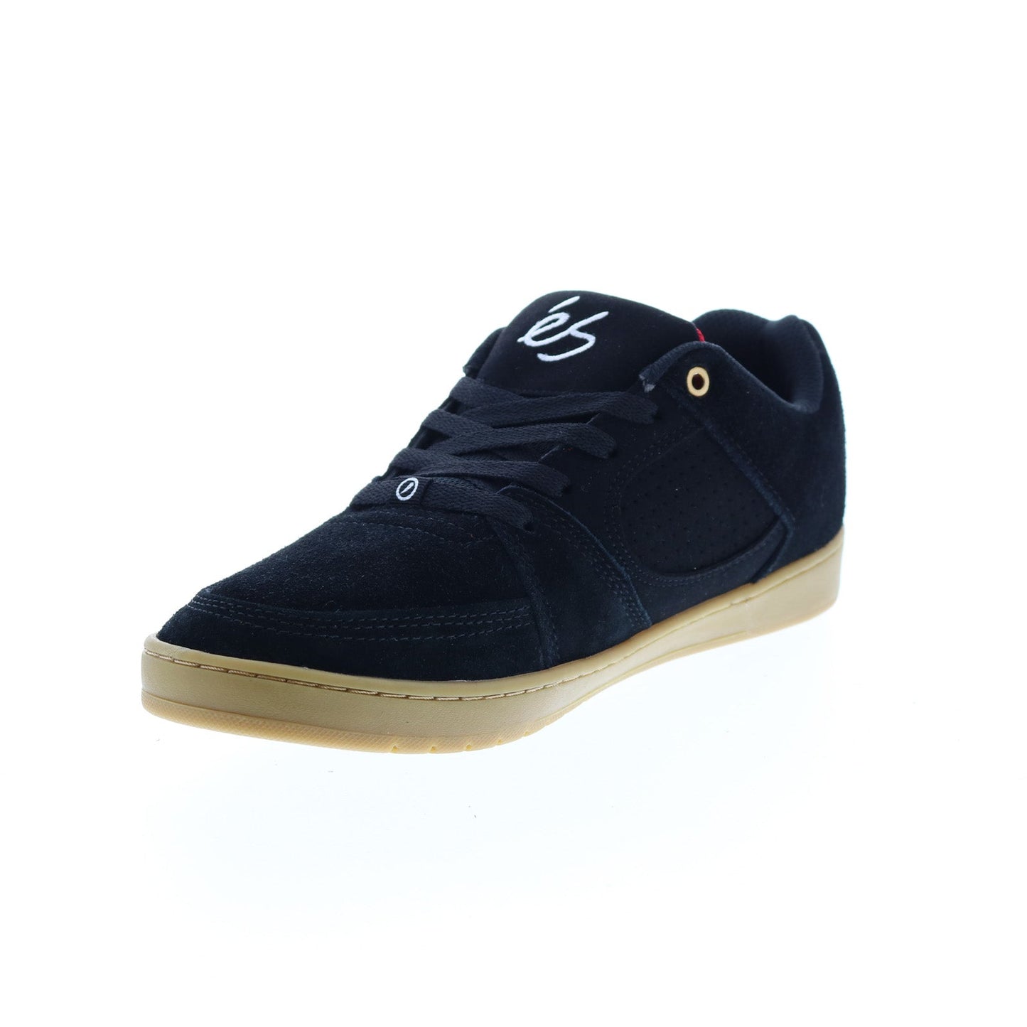 ES Accel Slim 5101000144964 Mens Black Suede Skate Inspired Sneakers Shoes