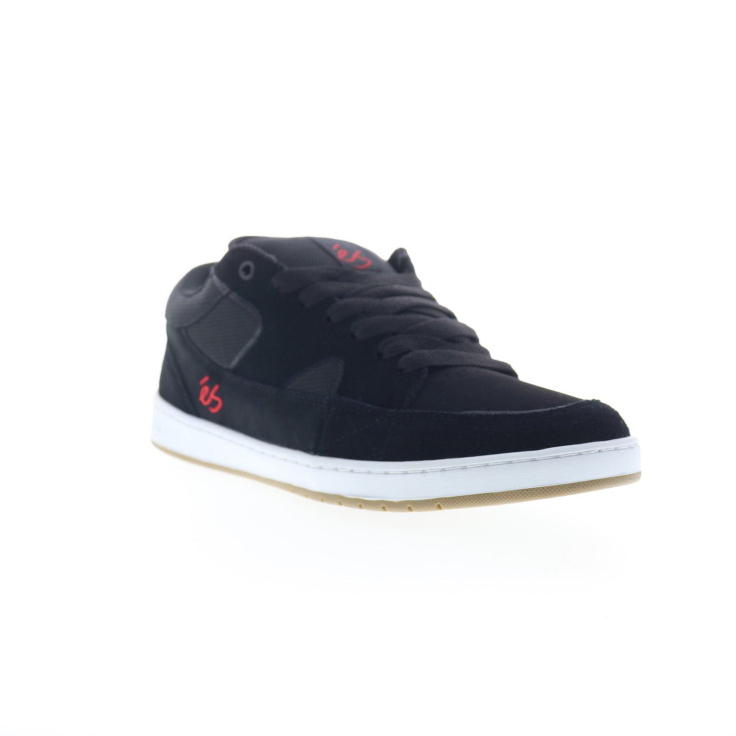 ES Sophisto 5101000211001 Mens Black Nubuck Skate Inspired Sneakers Shoes