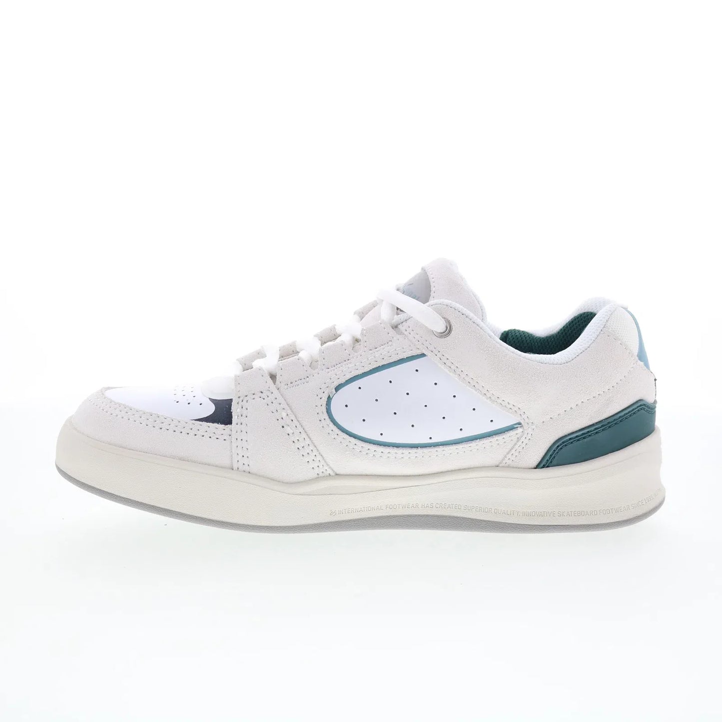ES Accel Fit 5101000214050 Mens Gray Leather Skate Inspired Sneakers Shoes