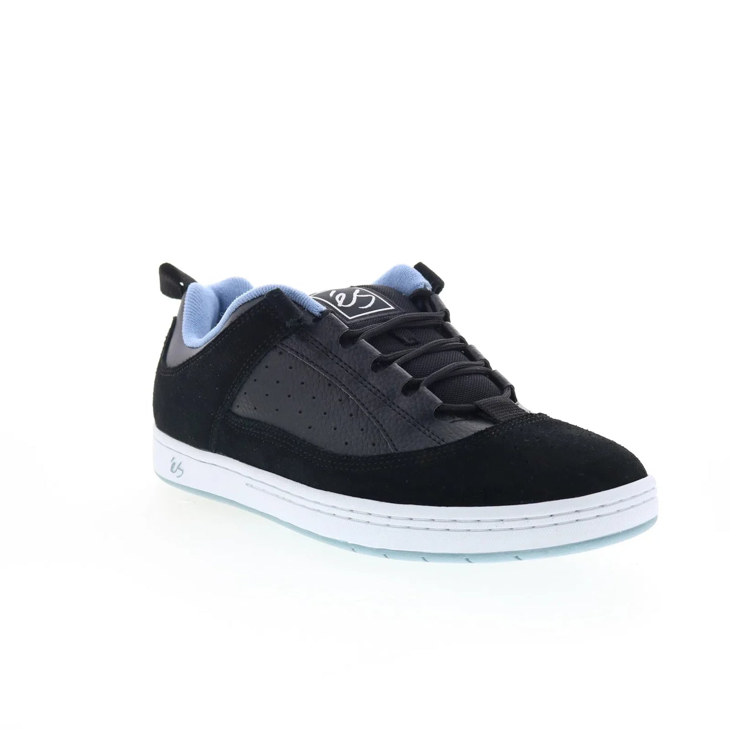ES Contour 5101000216587 Mens Black Suede Skate Inspired Sneakers Shoes