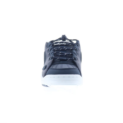 ES Muska 5102000063472 Mens Blue Leather Skate Inspired Sneakers Shoes