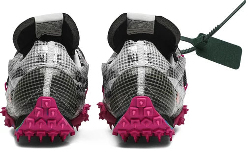 Nike Womens Off-White x Wmns Waffle Racer Sneakers - 'Fuchsia'