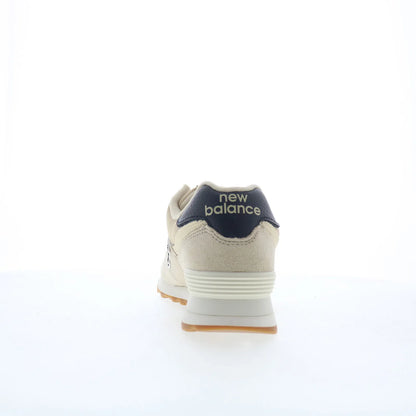New Balance 574 U574RAC Mens Beige Suede Lace Up Lifestyle Sneakers Shoes