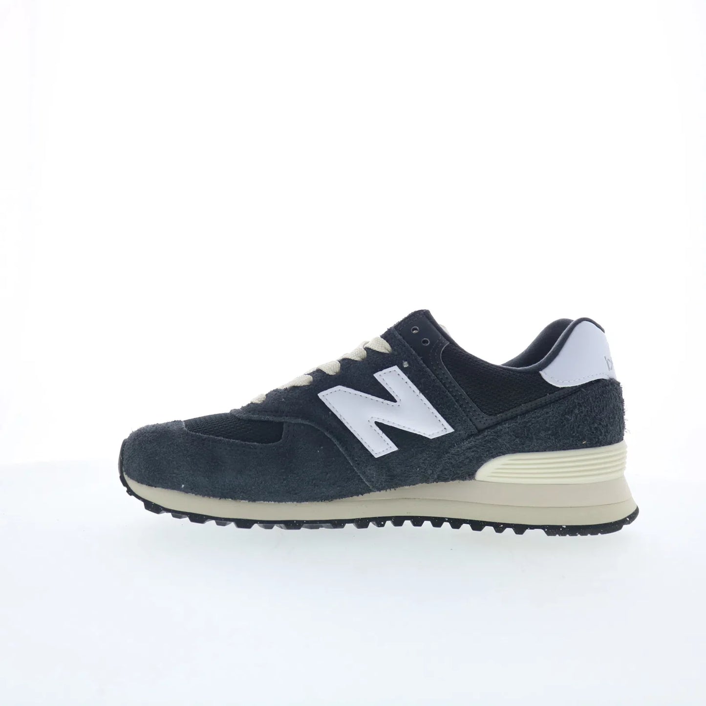 New Balance 574 U574RBH Mens Gray Suede Lace Up Lifestyle Sneakers Shoes