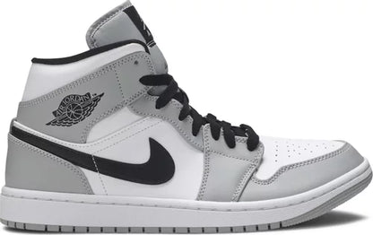 Nike Mens Air Jordan 1 Mid Sneakers - 'Smoke Grey'