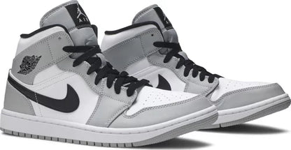 Nike Mens Air Jordan 1 Mid Sneakers - 'Smoke Grey'