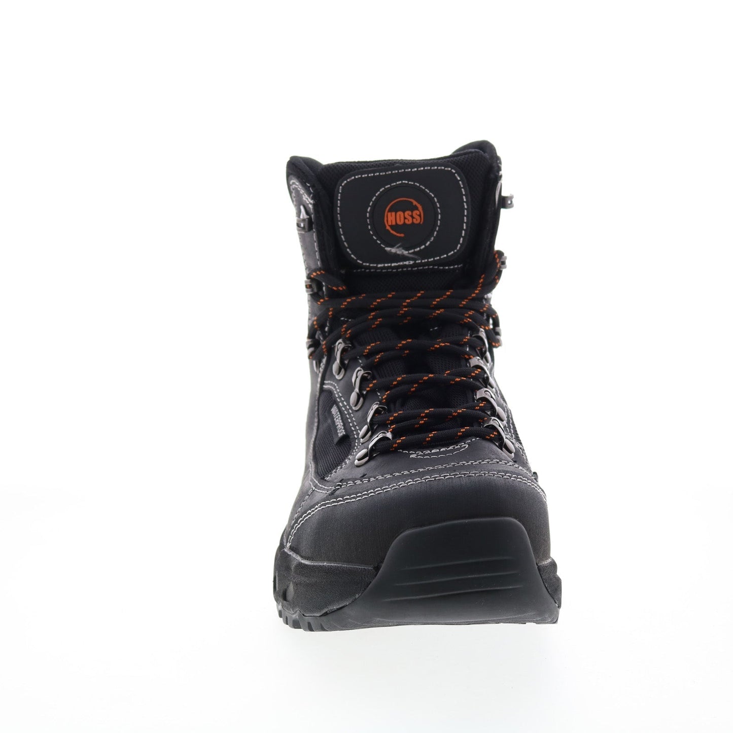 Hoss Blocker Aluminum Toe Waterproof Mens Black Extra Wide 4E Work Boots